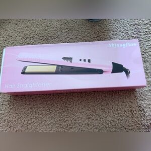 Pink Hair Straightener Flat Iron